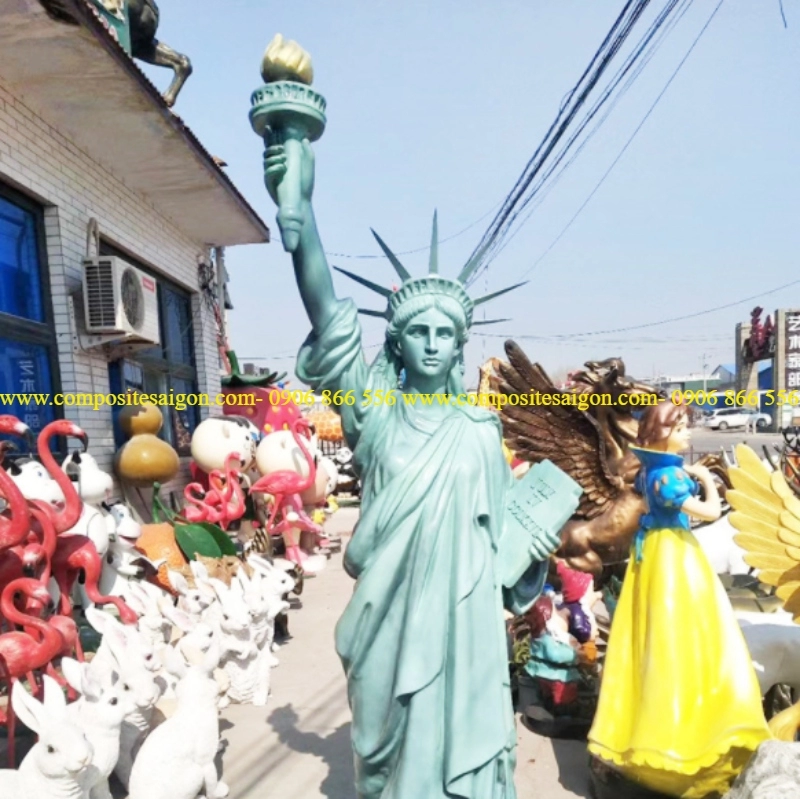 mo hinh bang composite dep 4 7648 - Tượng điêu khắc nữ thần tư do bằng nhựa composite cao cấp cao 2500mm